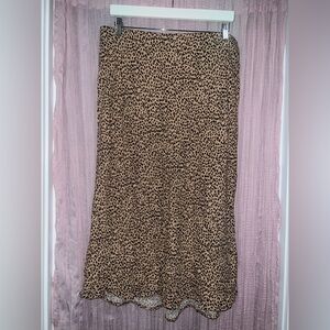 SO Brown and Black Midi Pencil Skirt for Night Out